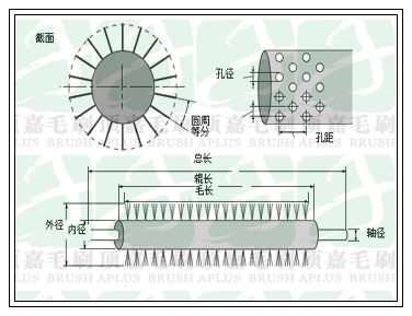 毛刷輥示意圖
